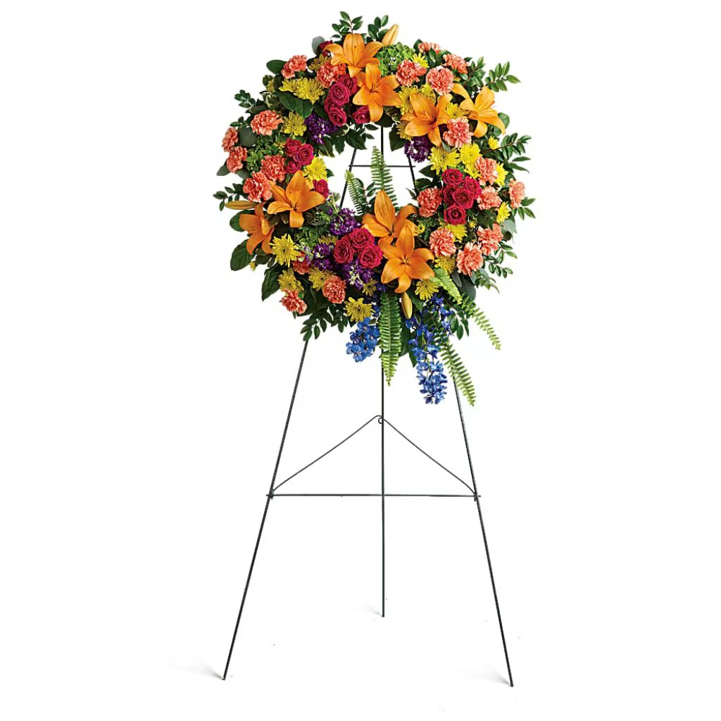 Colorful Serenity Wreath